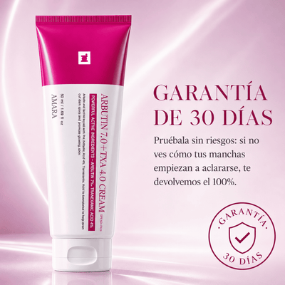 Amara | Crema 7% Arbutina + 4% Ácido Tranexámico