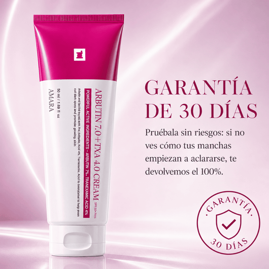Amara | Crema 7% Arbutina + 4% Ácido Tranexámico